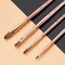 RCC PRO104-ZP | Crafter's Choice™ Pro 4pc Synthetic Sable Filbert Brush Set